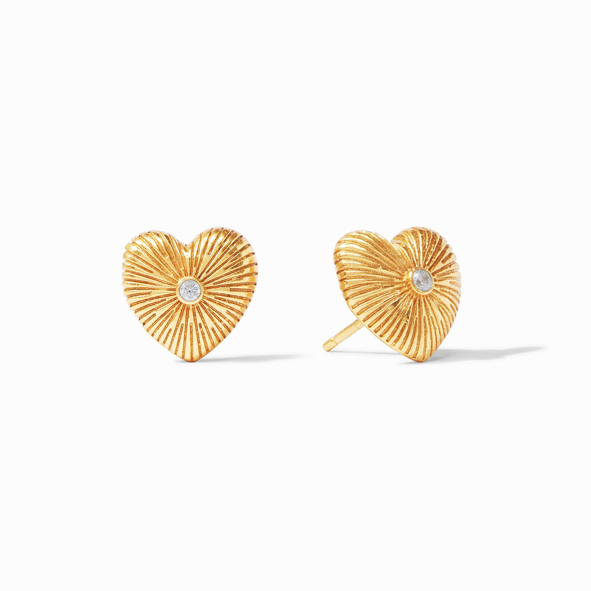 Julie Vos Esme Heart Stud Earrings