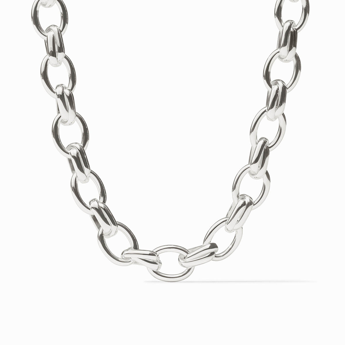 Julie Vos Essex Link Necklace in Silver