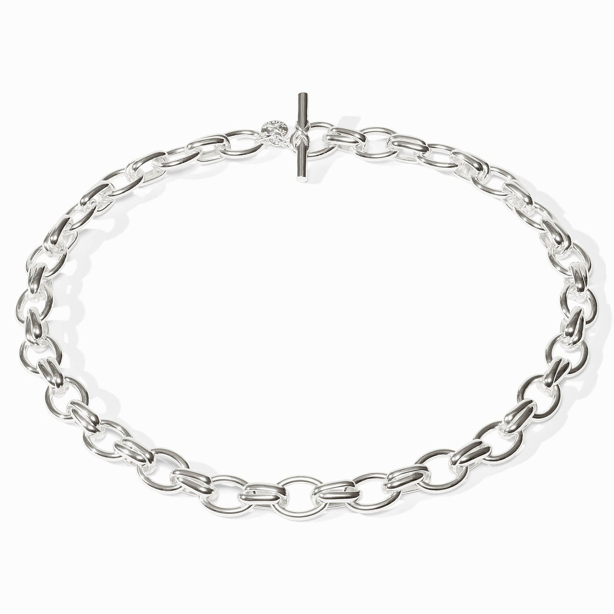 Julie Vos Essex Link Necklace in Silver
