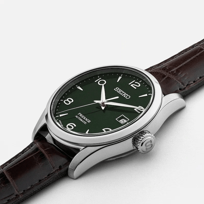 Seiko Luxe Presage Green Dial Watch SPB111