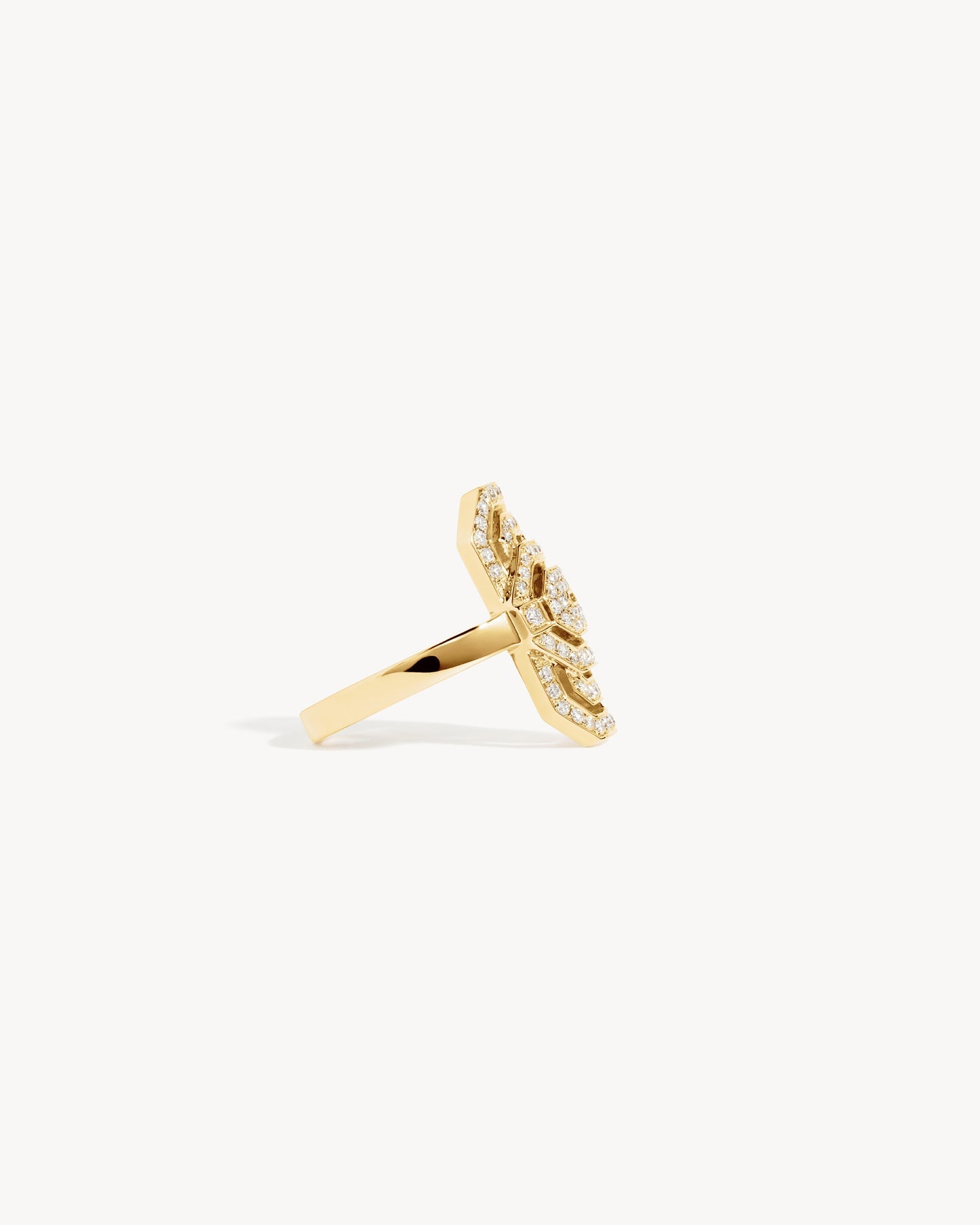 Statement Paris Petite My Way Ring in 18K Yellow Gold, Size 7.25