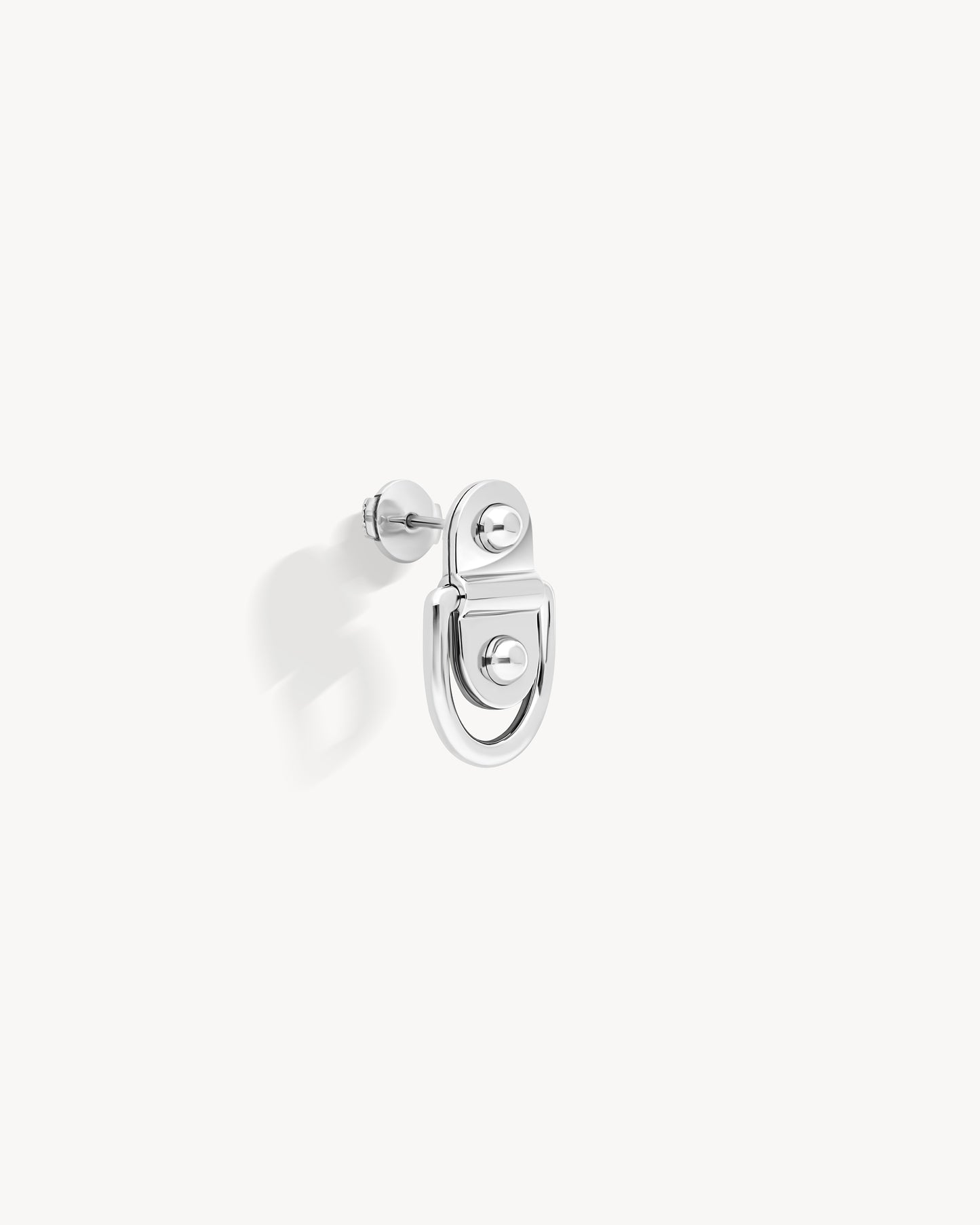 Statement Paris Rivet Earrings in Sterling Silver