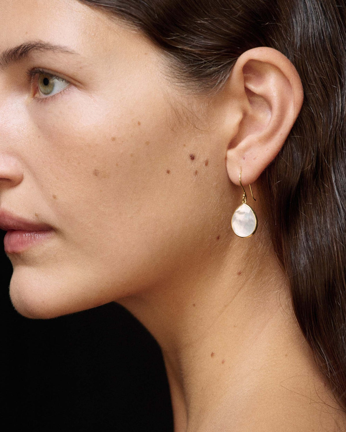Ippolita Prasiolite Medium Teardrop Earrings in 18K Yellow Gold