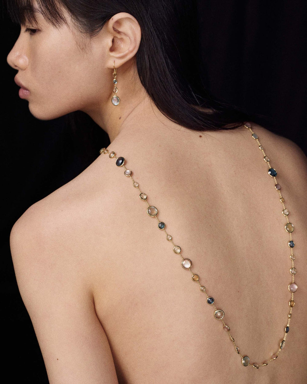 Ippolita Mistero 4-Stone Drop Earrings in 18K Yellow Gold