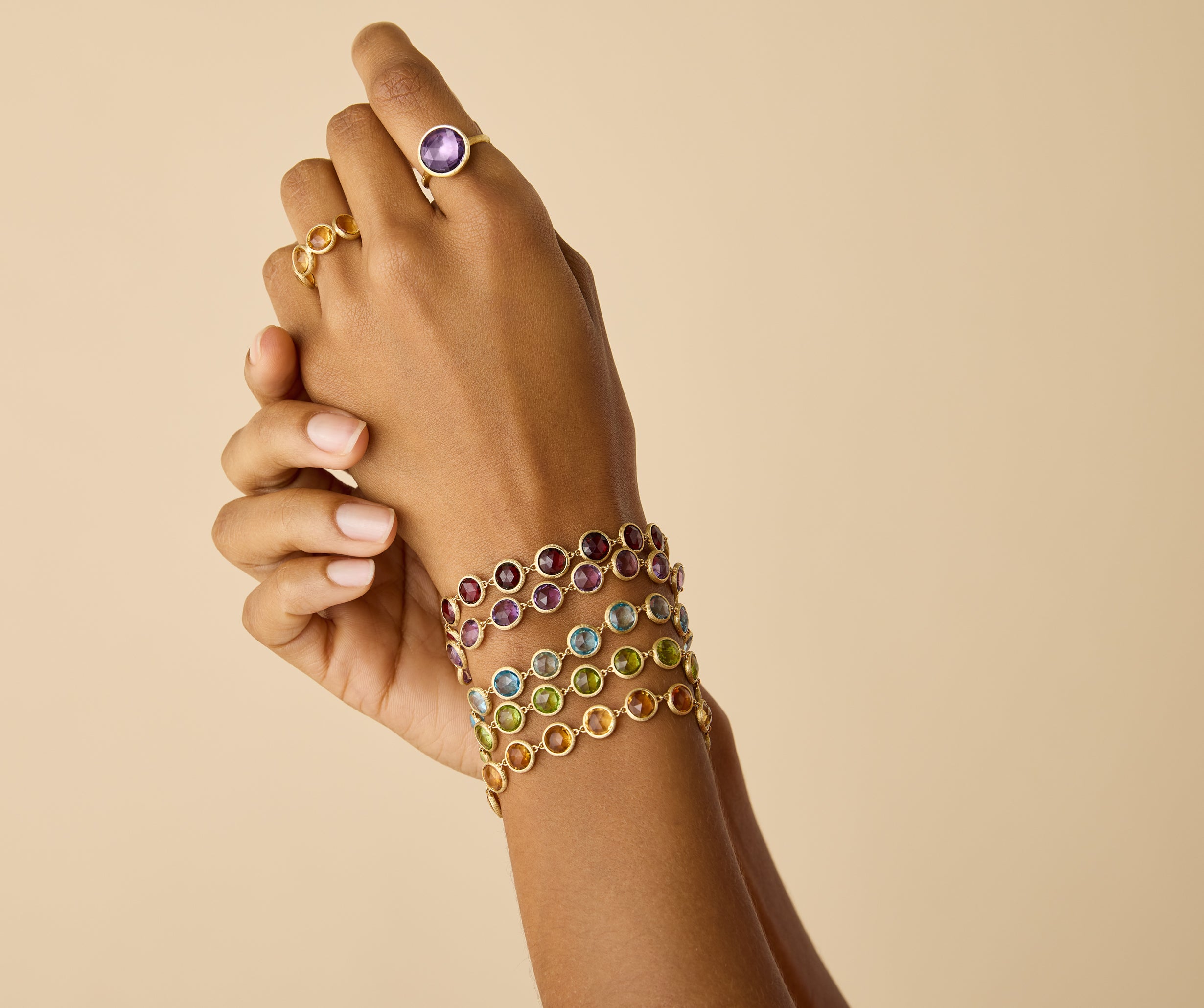 Marco Bicego Jaipur Citrine Bracelet in 18K Yellow Gold
