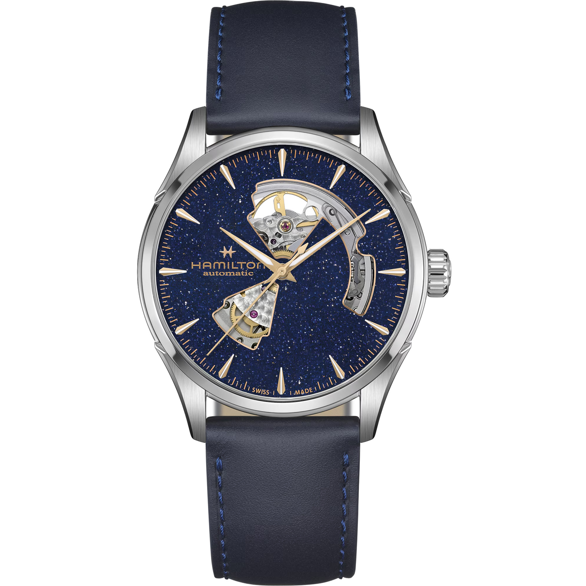 Hamilton Jazzmaster Open Heart Blue Adventurine Dial Watch H32705640