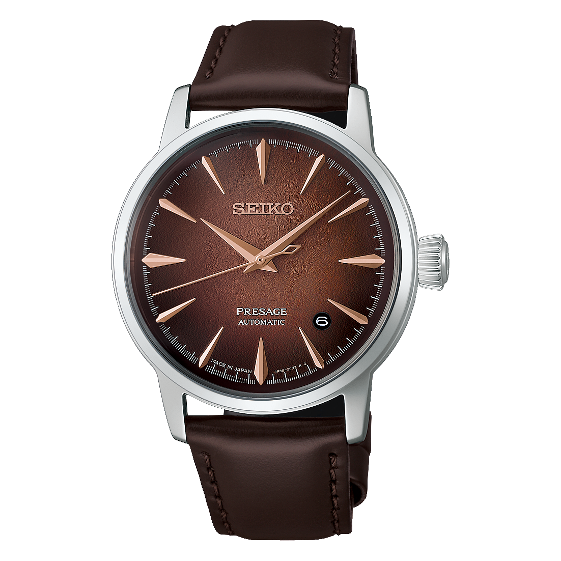 Seiko Presage Cocktail Time Brown Dial Watch HCB003