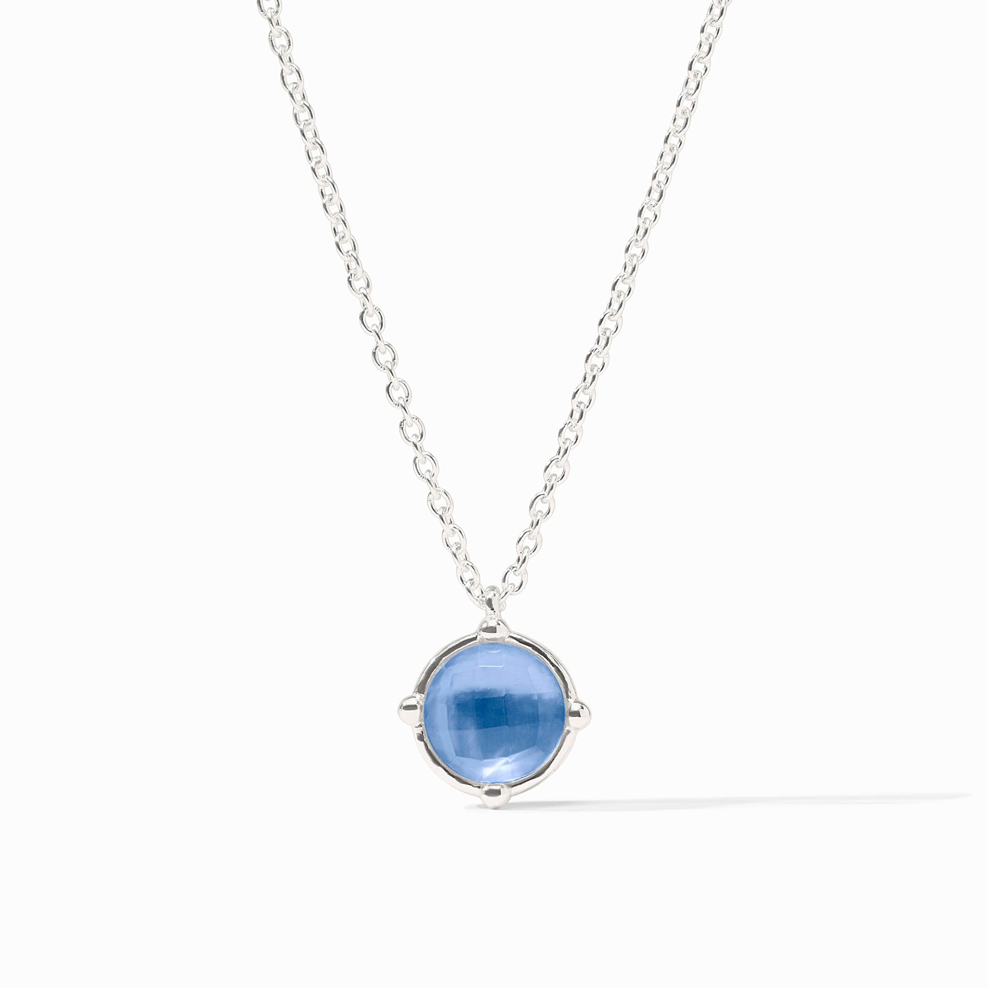 Julie Vos Honeybee Necklace in Iridescent Chalcedony