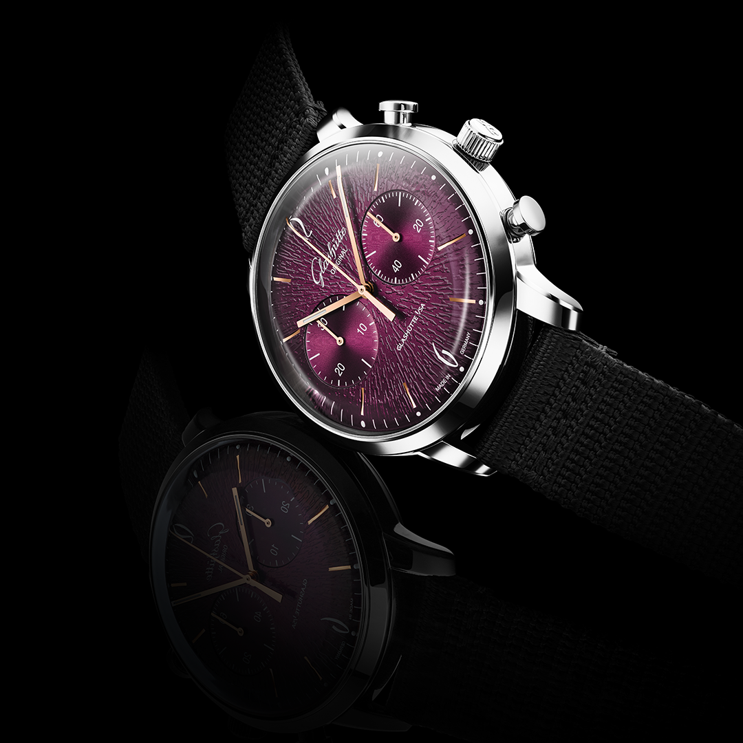 Glashutte Original Sixties Chronograph Annual Edition Watch 1-39-34-08-22-04