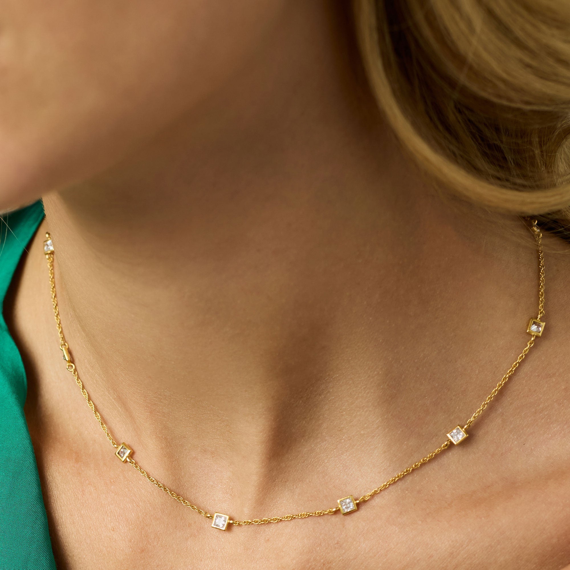 Julie Vos Jolie Delicate Station Necklace
