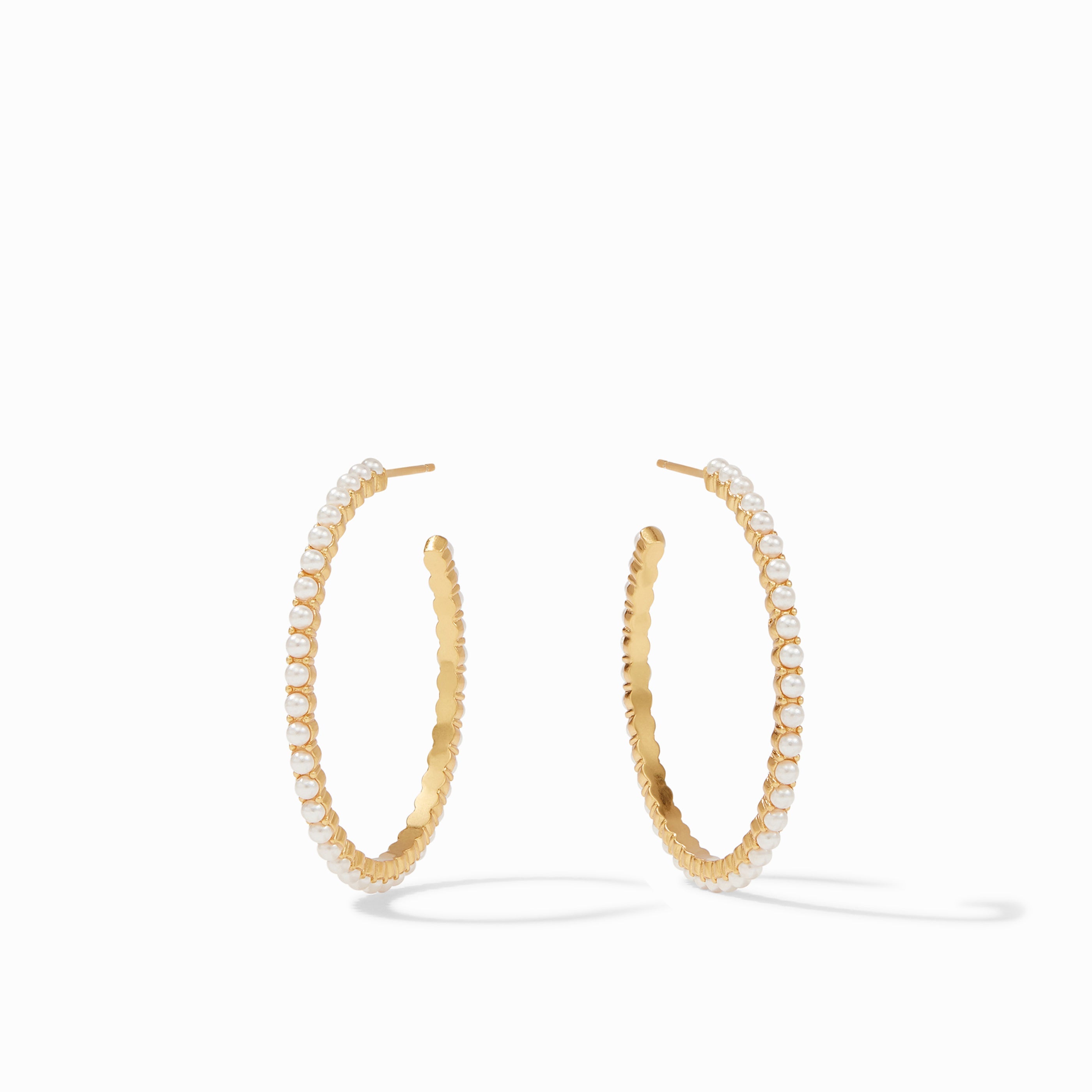 Julie Vos Medium Juliet Hoop Earrings