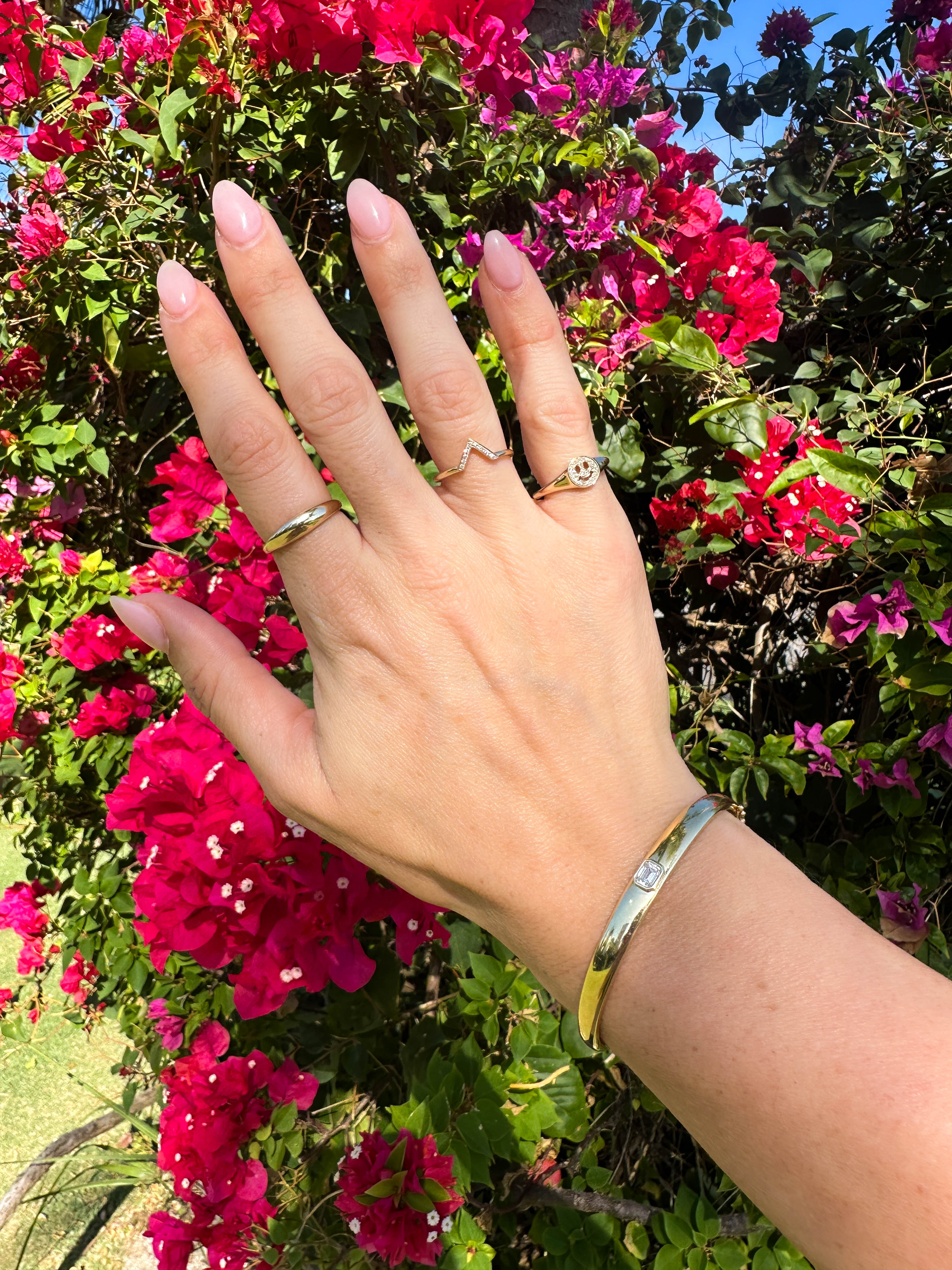 Dome Ring in 14K Yellow Gold, Size 5