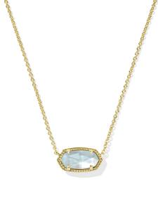 Kendra Scott Elisa Necklace in Light Blue Illusion