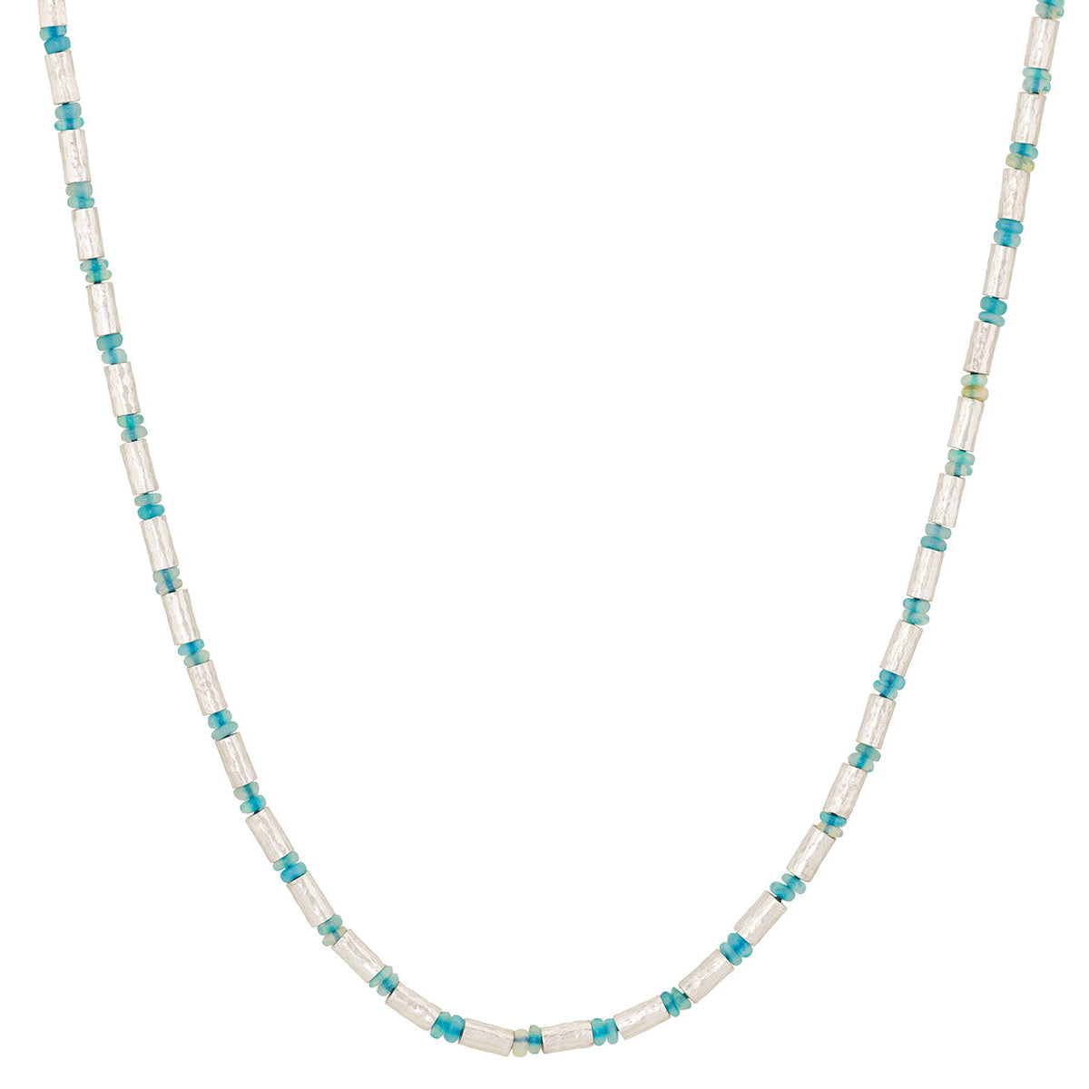 Gurhan Vertigo Opal Beaded Necklace in Sterling Silver