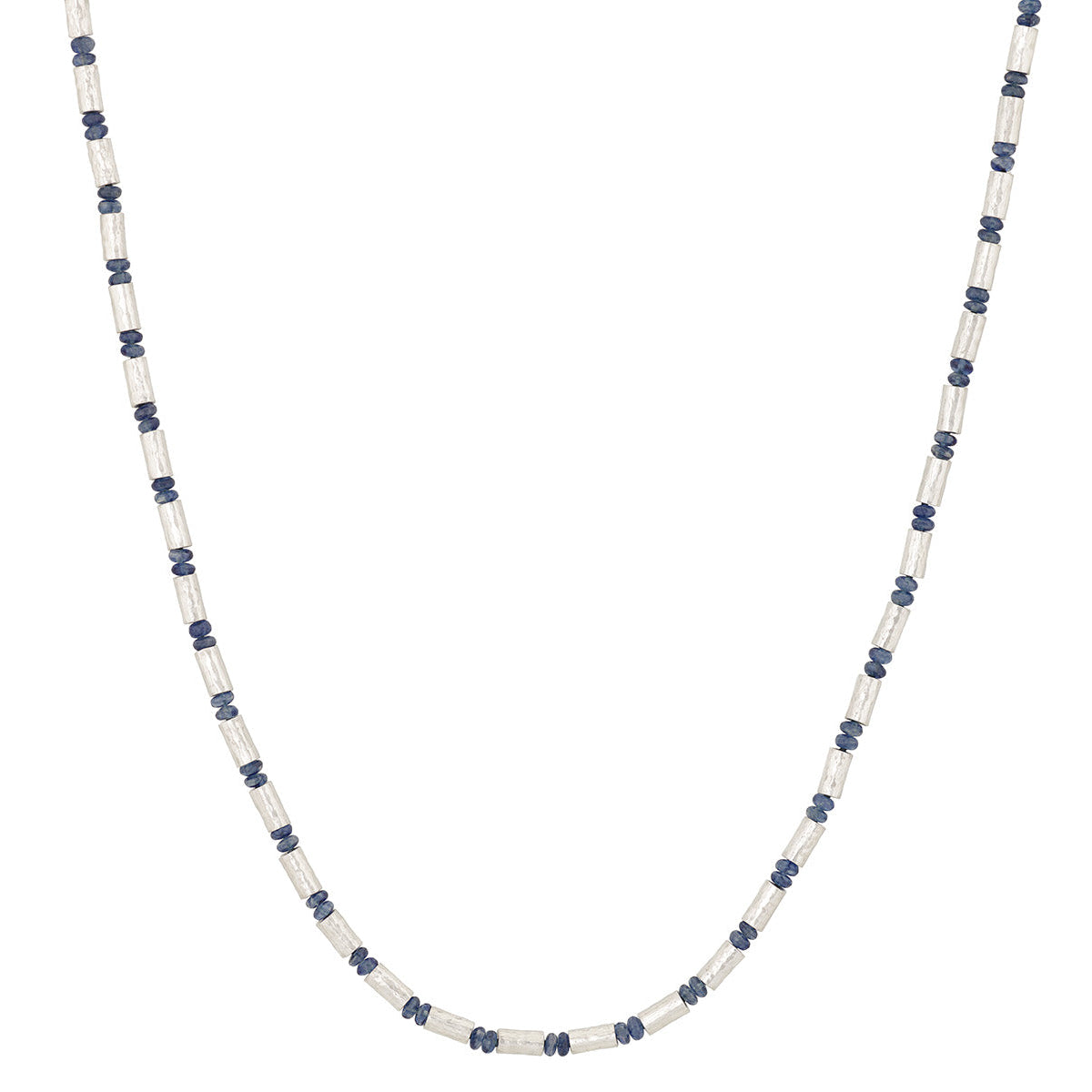 Gurhan Vertigo Sapphire Beaded Necklace in Sterling Silver