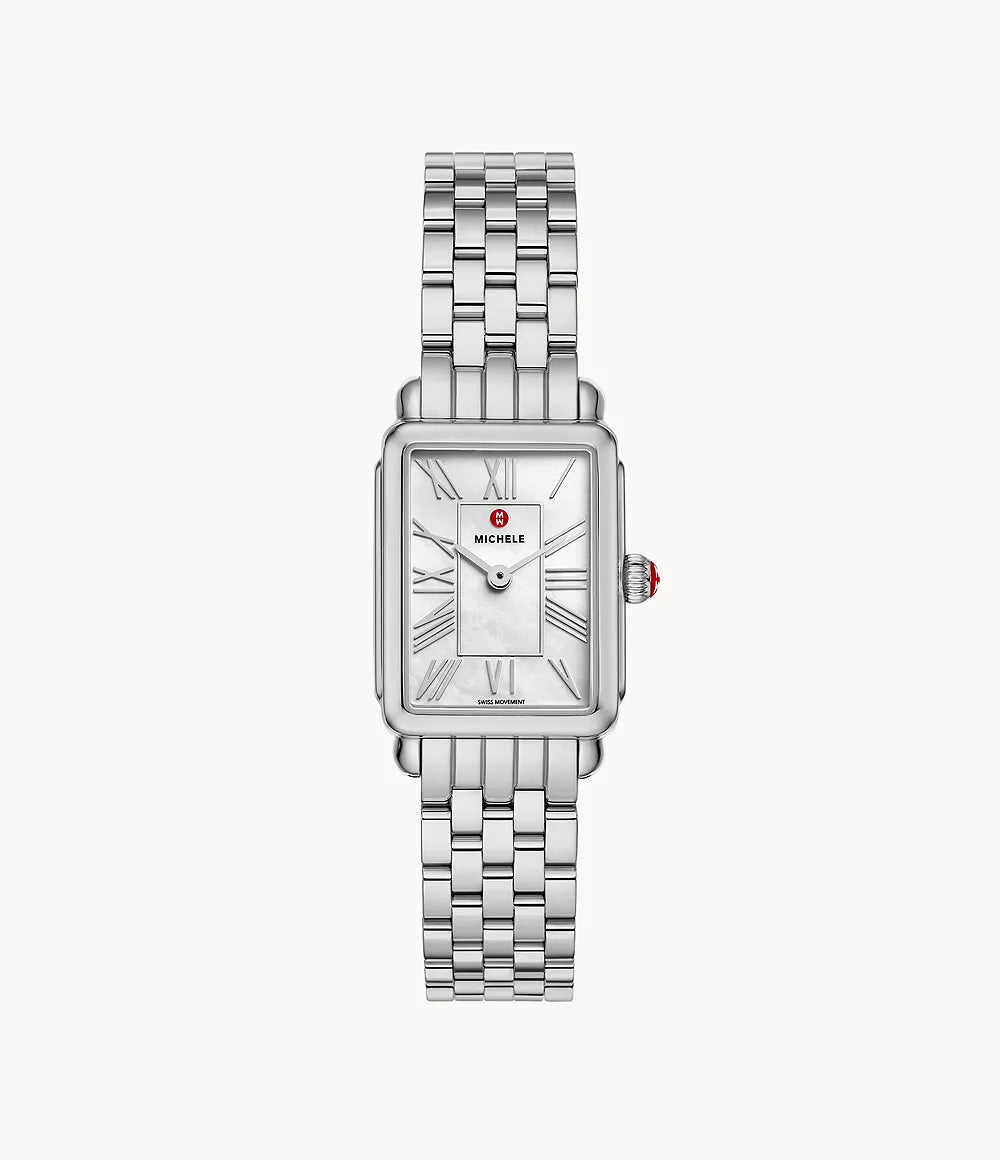 Michele Deco Park Stainless Steel Watch, 29MM