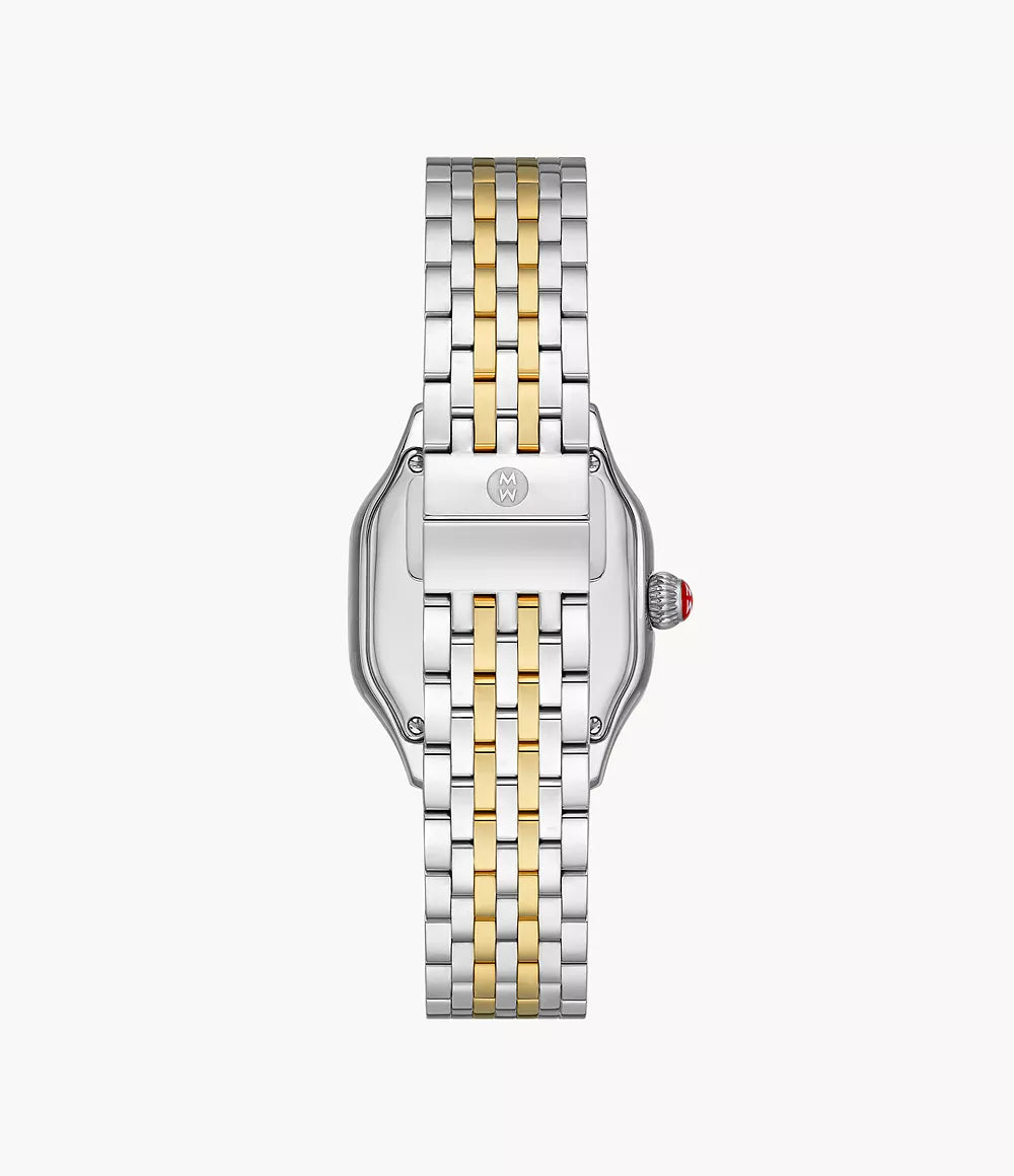 Michele Meggie Two-Tone 18K Gold-Plated Diamond Dial Watch, 29MM
