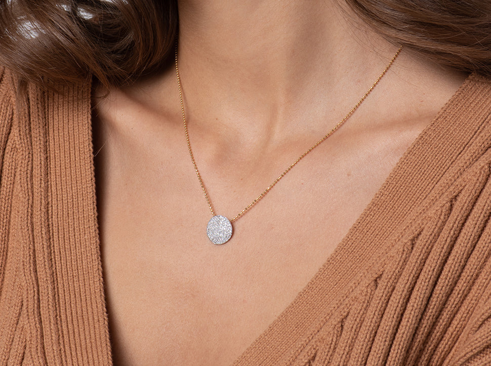 Phillips House Medium Affair Infinity Diamond Necklace in 14K Yellow Gold