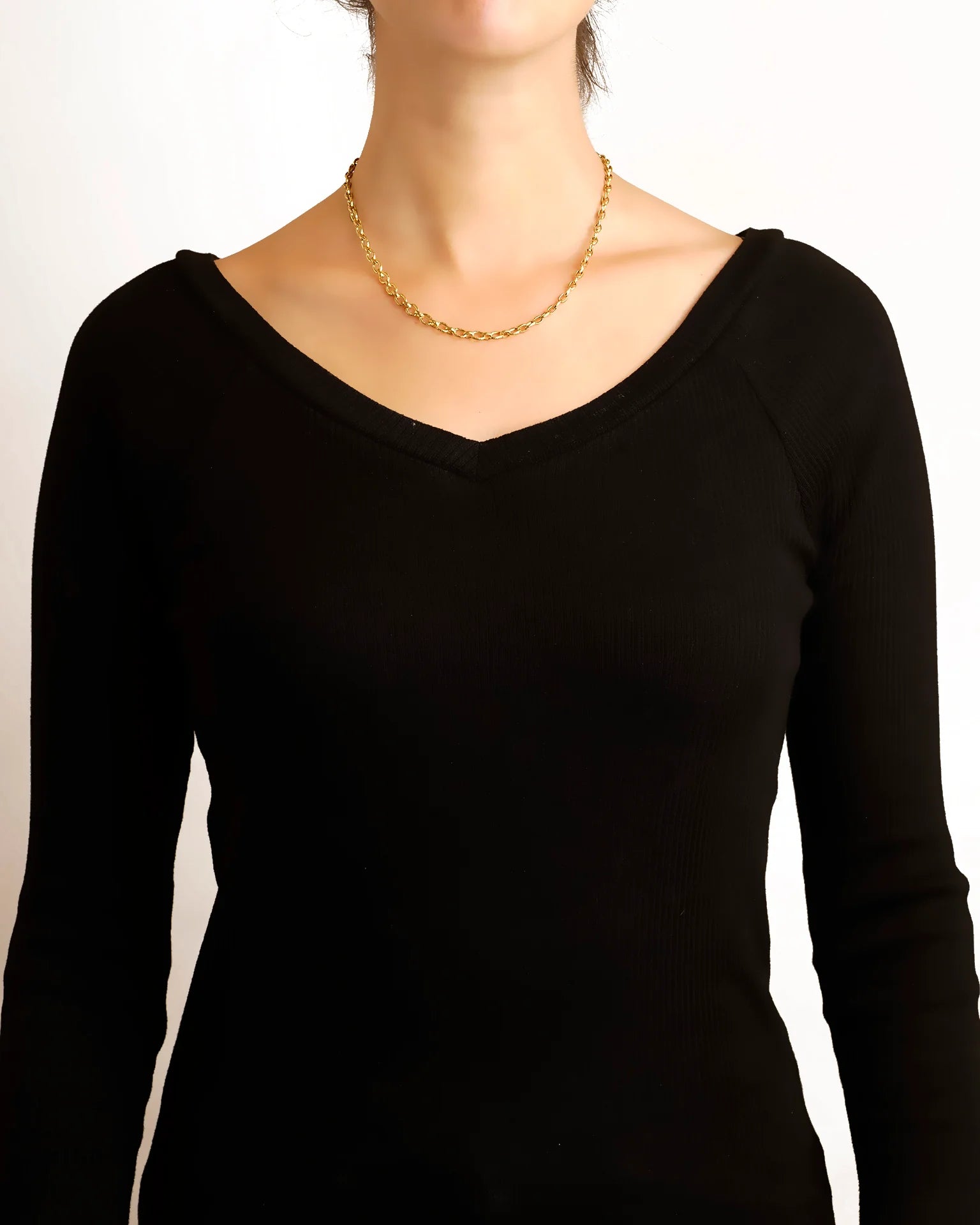 Elizabeth Locke Orvieto Chain in Yellow Gold