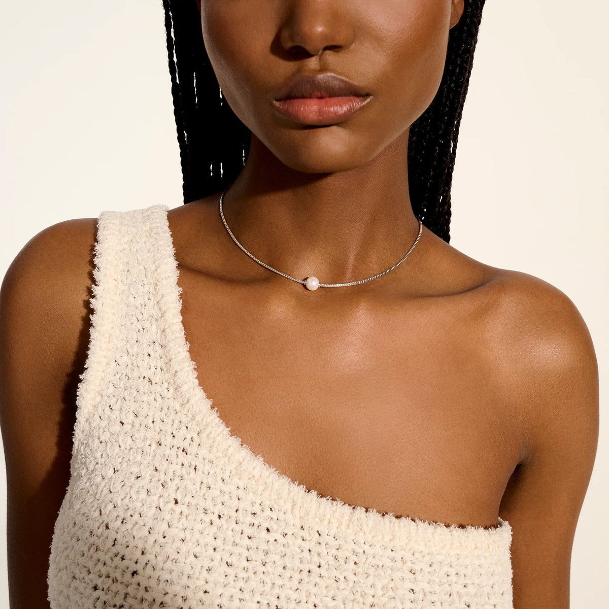 John Hardy Pearl Essential Necklace in Sterling Silver