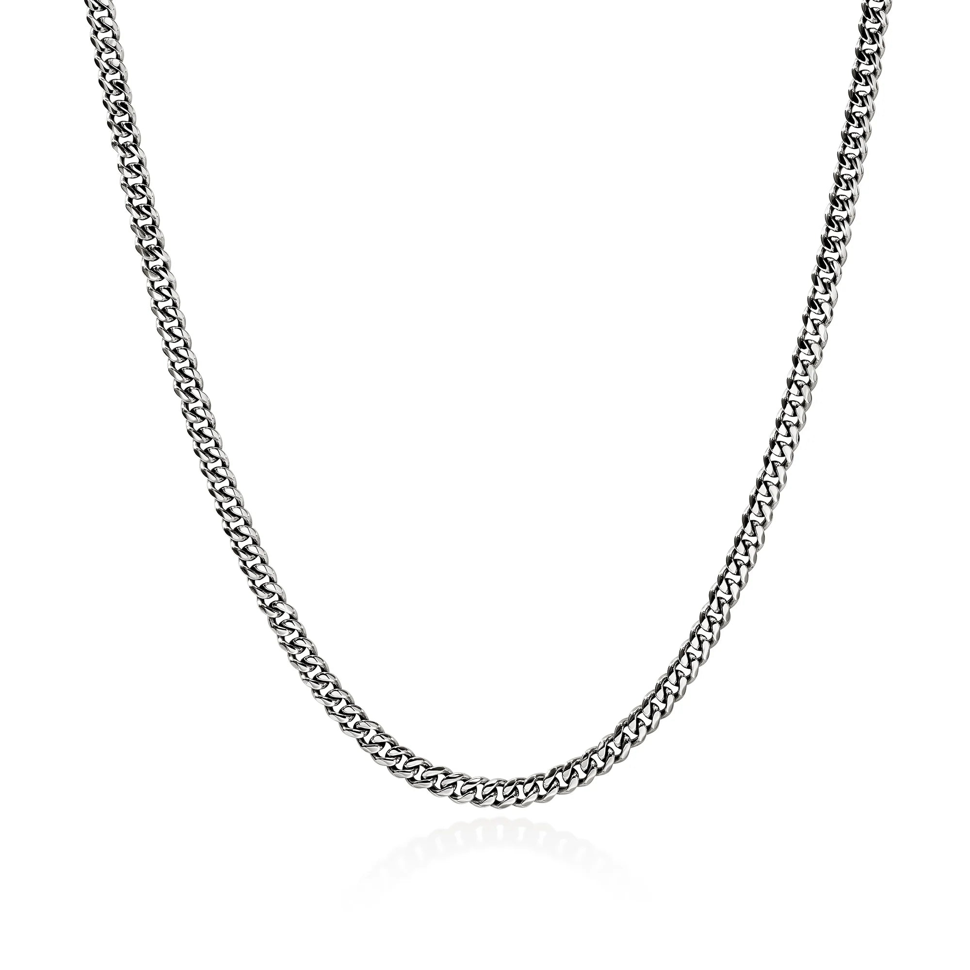 John Hardy Men's Curb Chain Necklace in Sterling Silver, 3.9MM