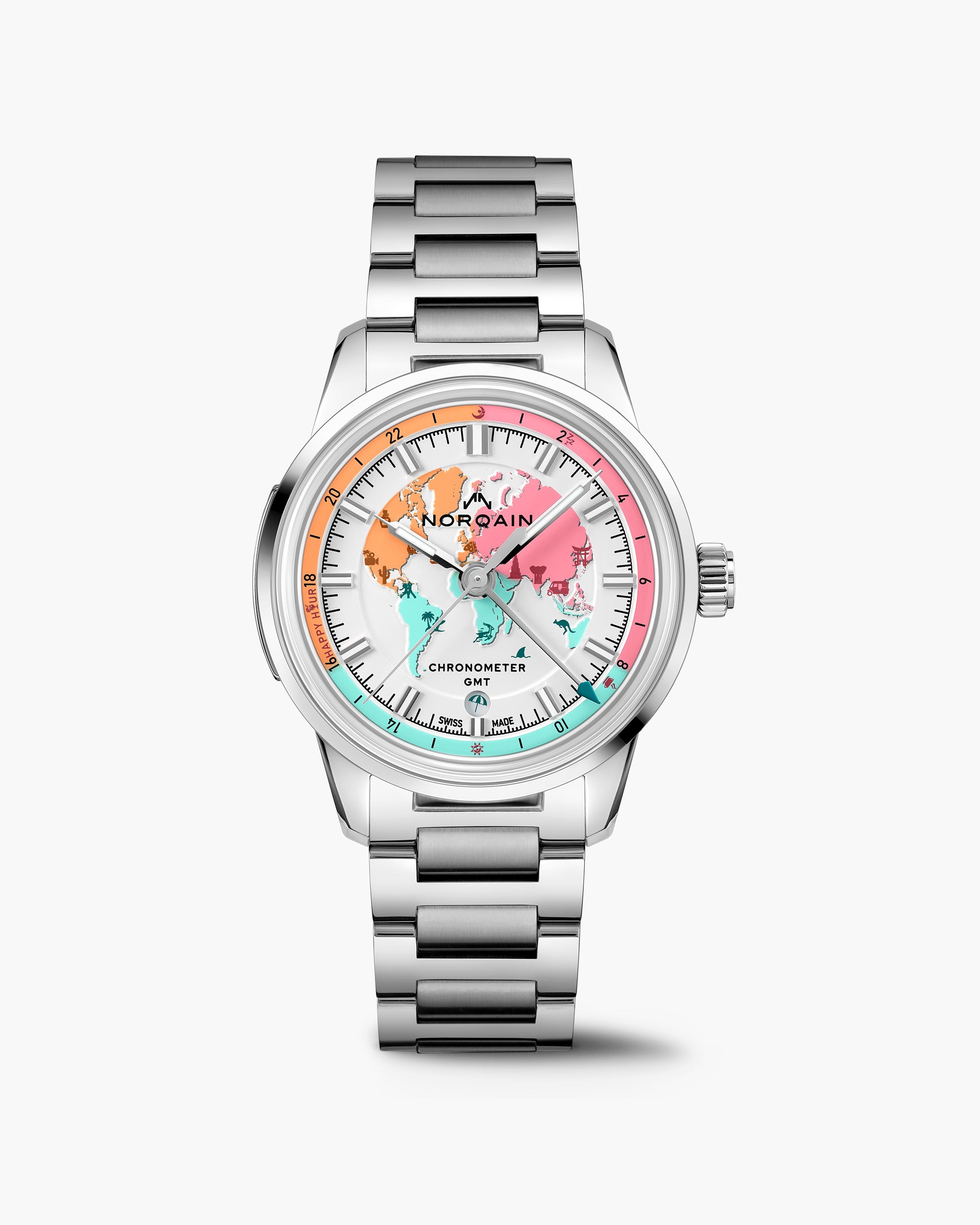 Norqain Freedom GMT Enjoy Life "Holiday" Limited Edition N2100.22S02.W01.S01