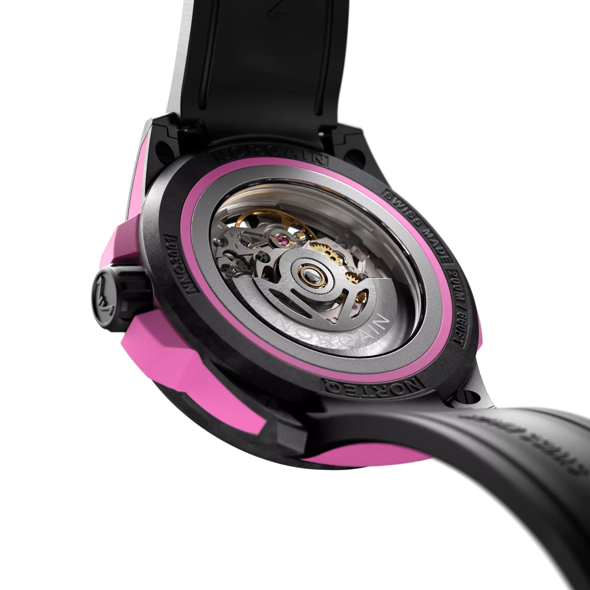 Norqain Wild One Skeleton Pink Watch 39MM N3001.07Q04.B03.R01