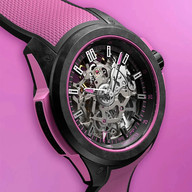 Norqain Wild One Skeleton Pink Watch 39MM N3001.07Q04.B03.R01