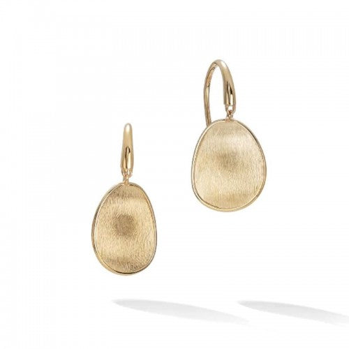 Marco Bicego Lunaria Petite Drop Earrings in Yellow Gold
