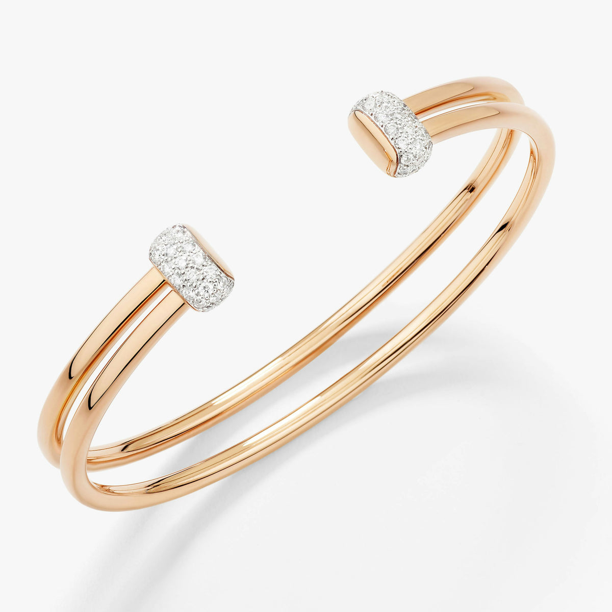 Pomellato Diamond Together Bracelet in 18K Rose Gold