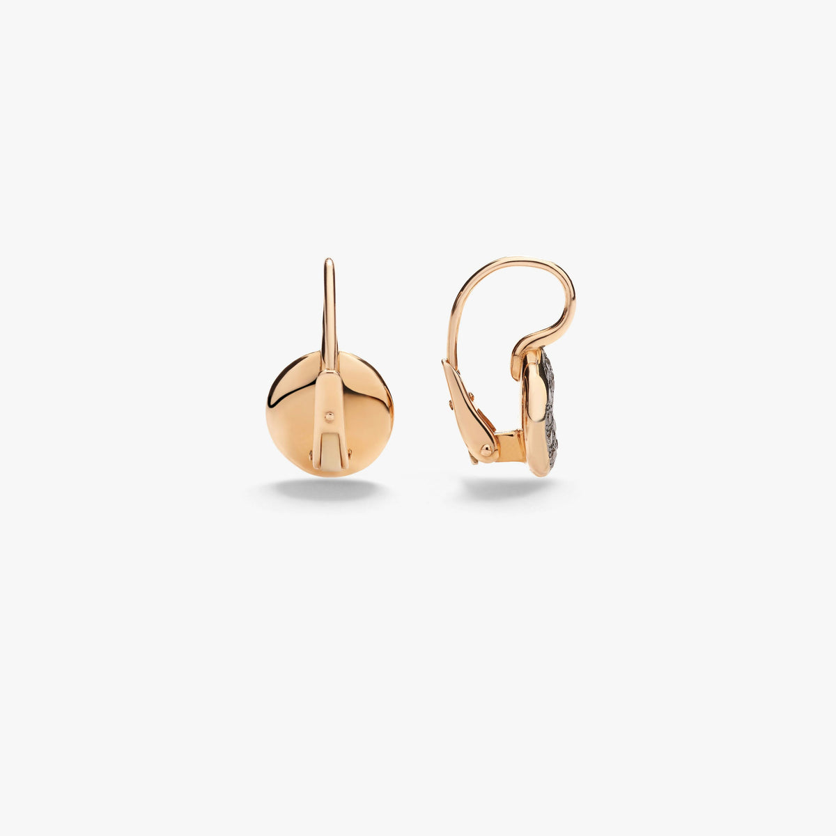 Pomellato Brown Diamond Sabbia Earrings in 18K Rose Gold