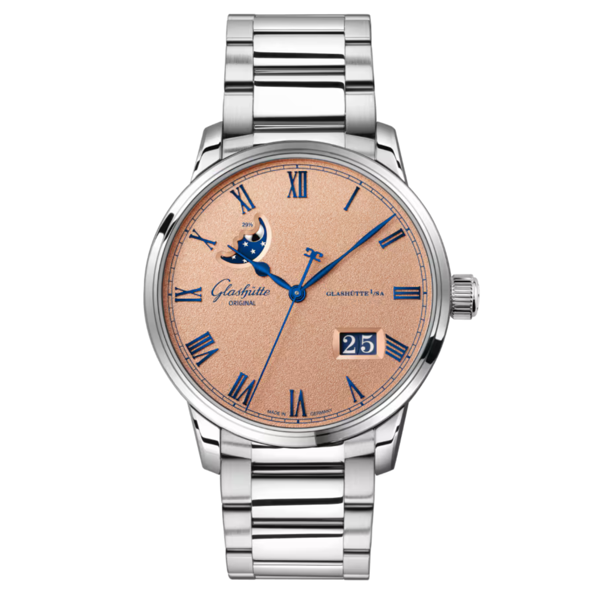 Glashutte Original Senator Excellence Salmon Dial Watch 1-36-24-04-02-71
