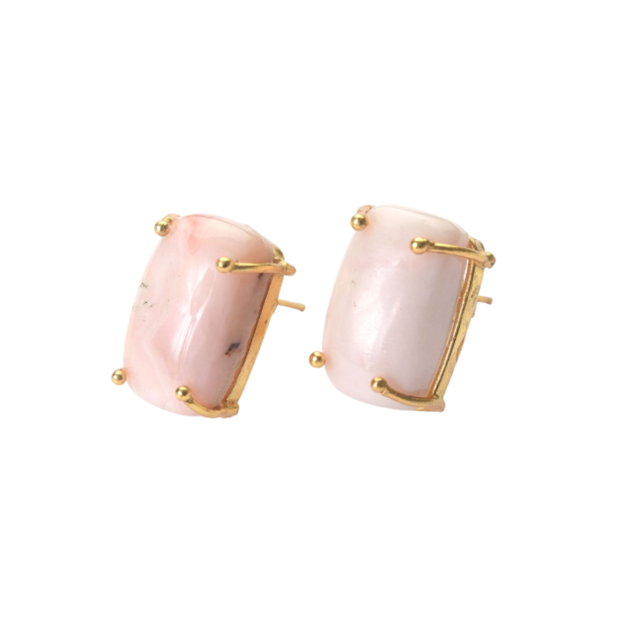 Wendy Perry Georgina Pink Opal Stud Earrings
