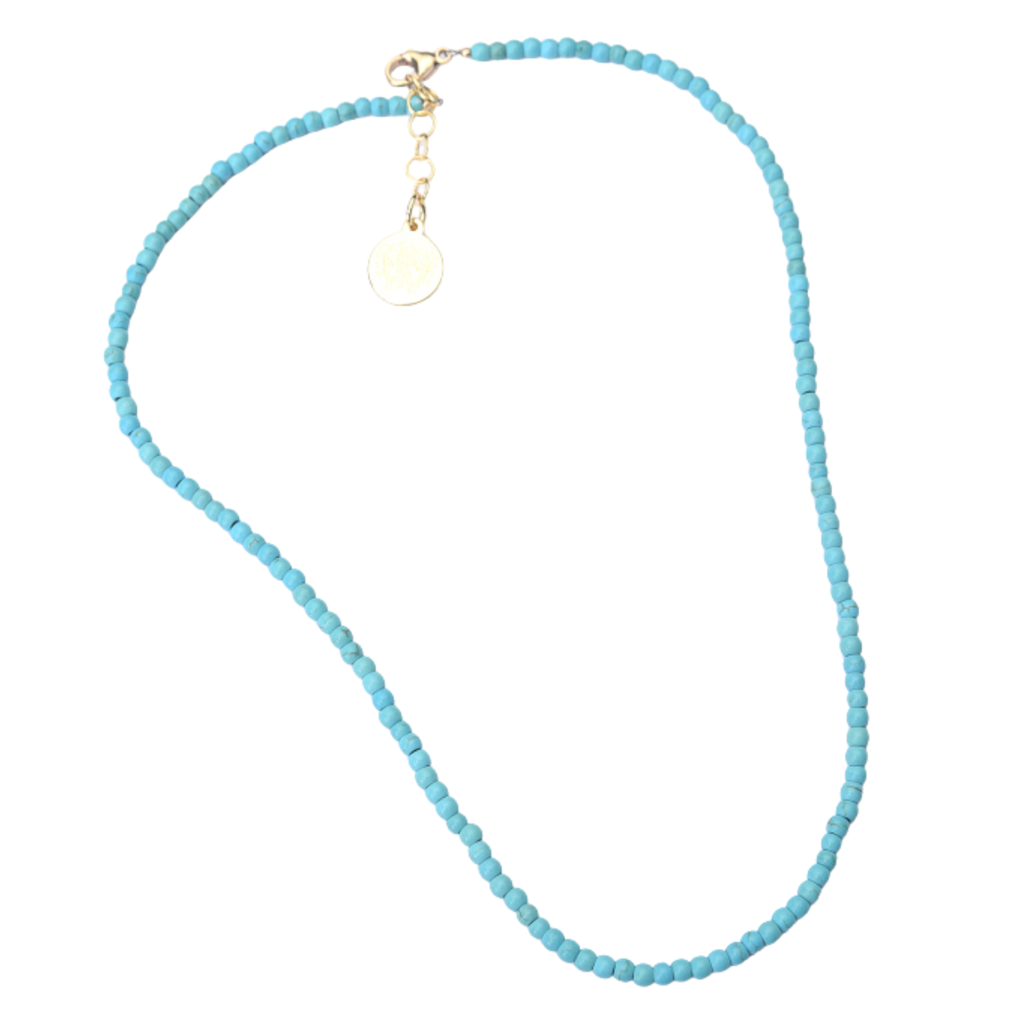 Wendy Perry Turquoise Beaded Howlite Teensie Necklace