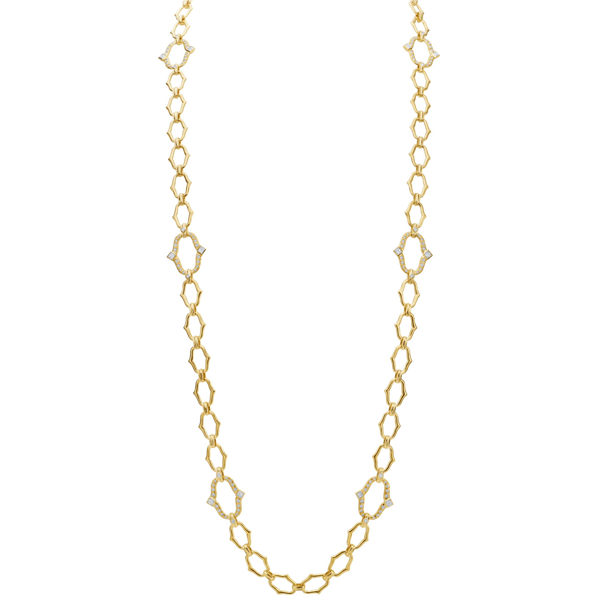 Gumuchian Secret Garden Necklace in 18K Yellow Gold