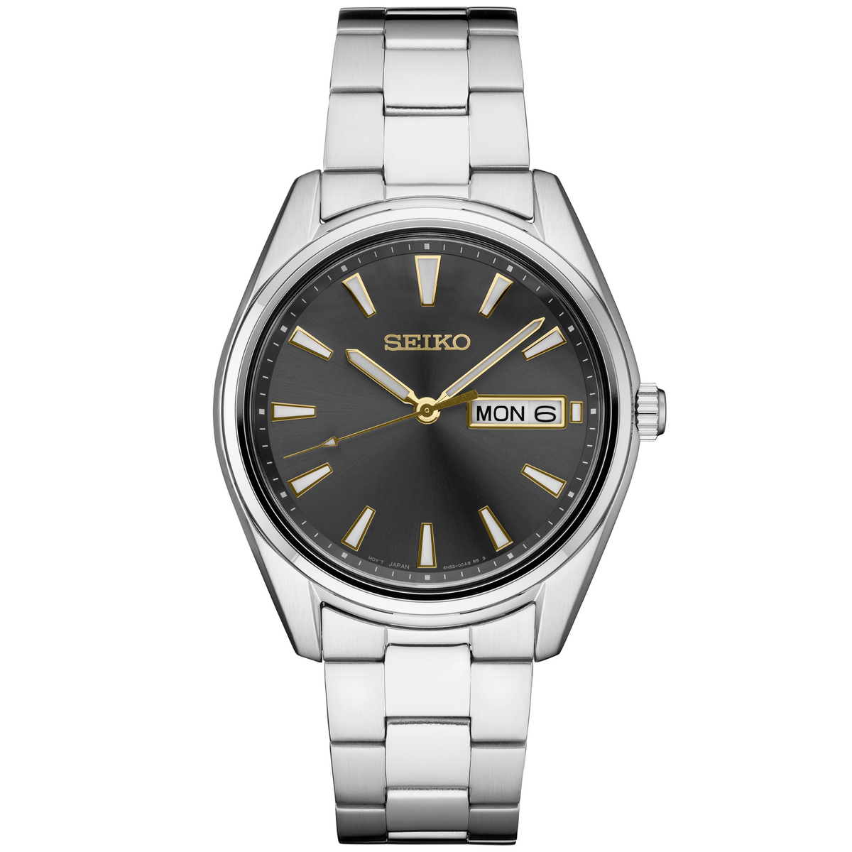 Seiko Essentials Dark Grey Dial Watch SUR343