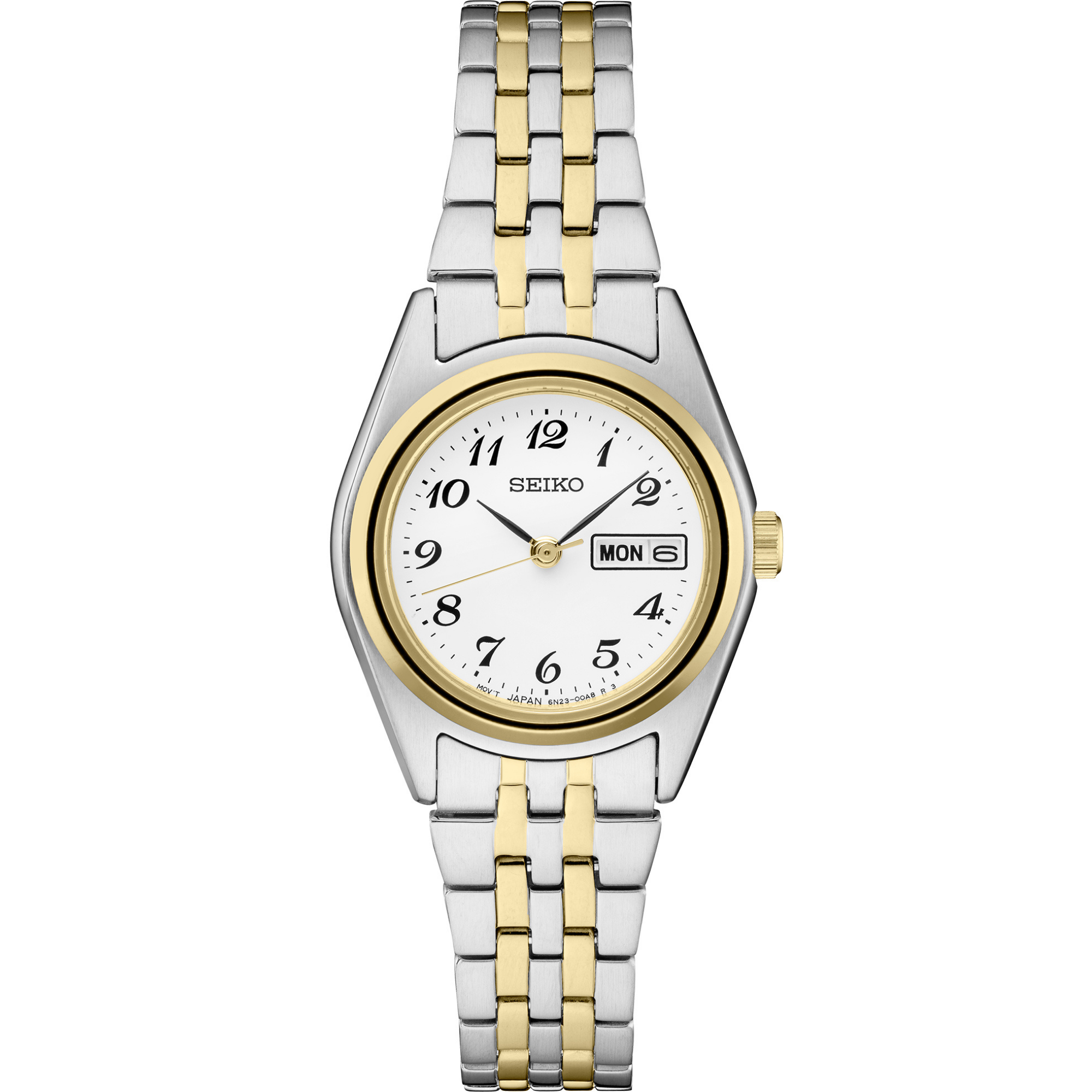 Seiko Women's Essentials Solar Two-Tone Watch SUR438