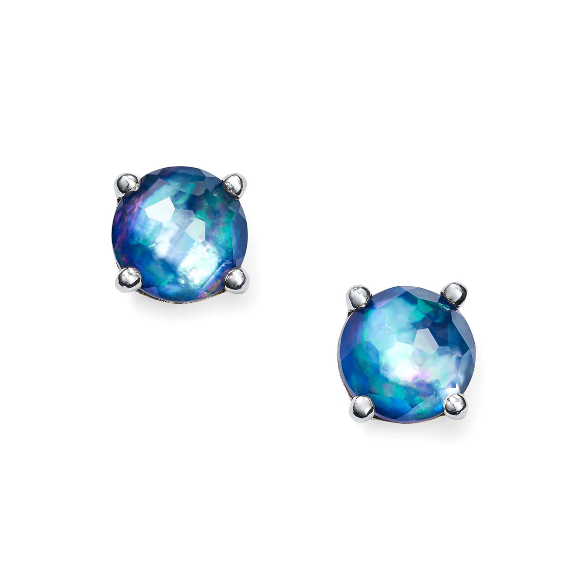 Ippolita Lapis Mini Stud Earrings in Sterling Silver