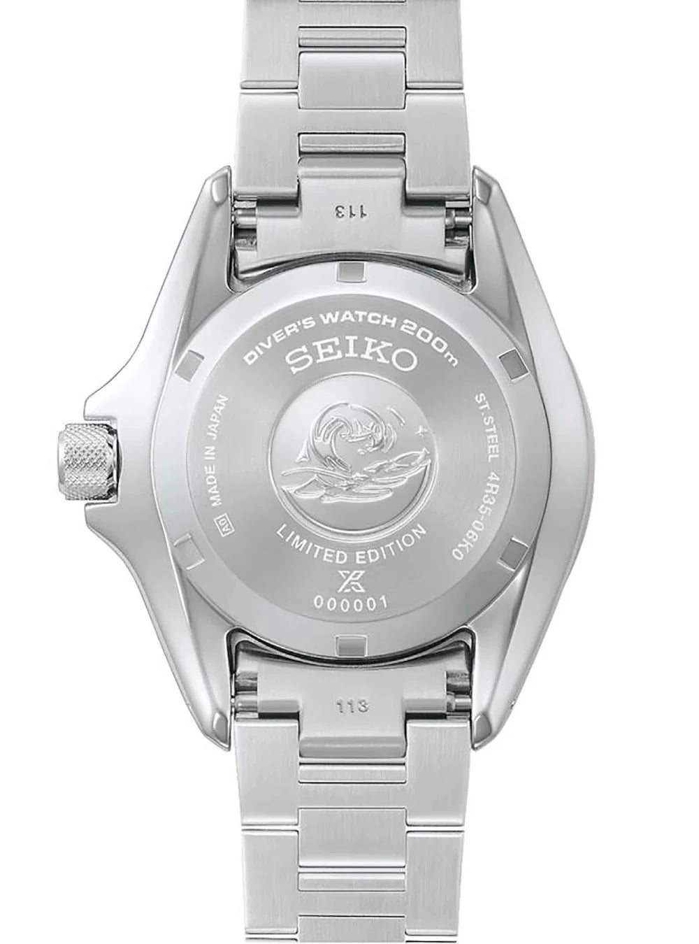Seiko Proxpex Blue & Silver Bezel Watch HBB001