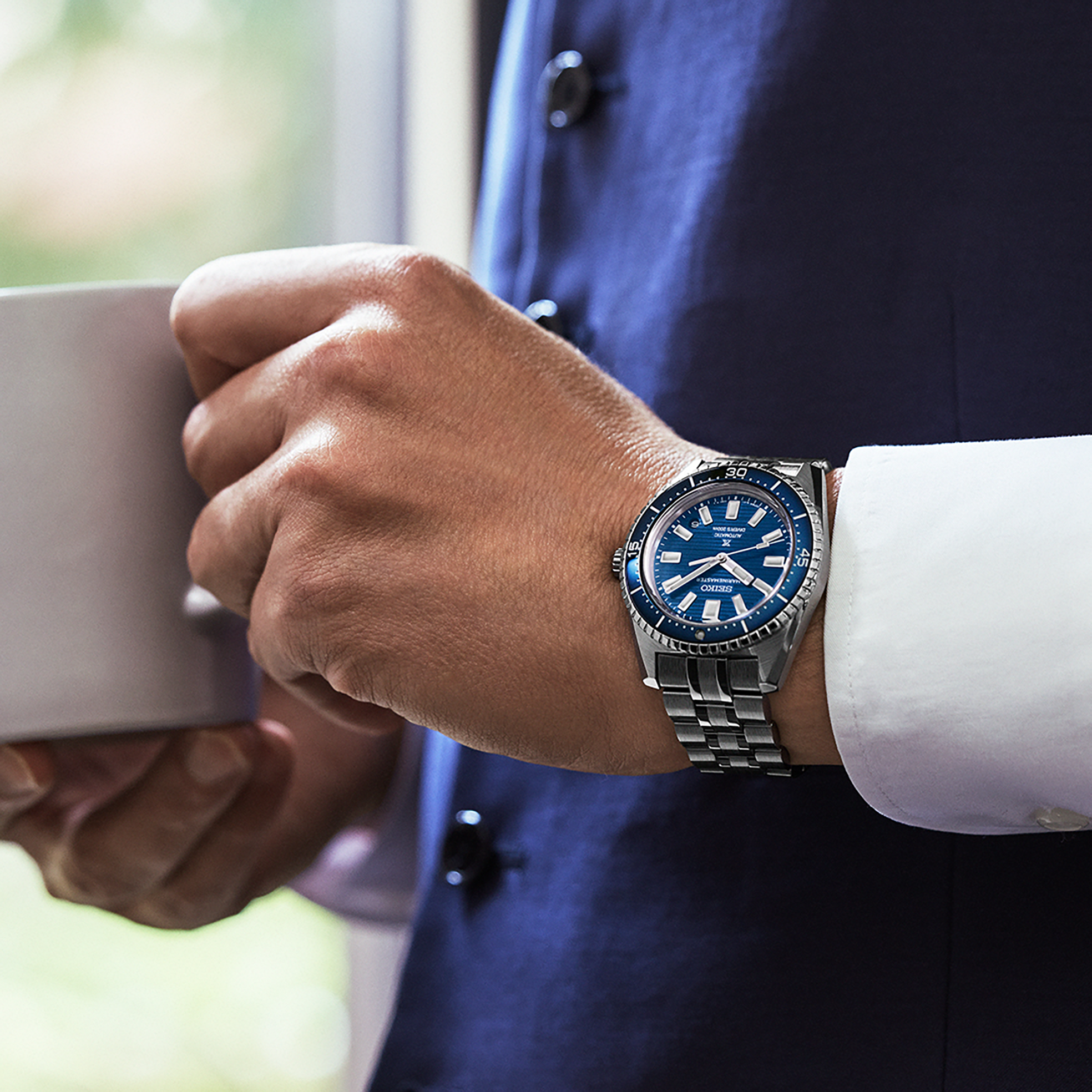 Seiko Prospex 1965 Heritage Diver Blue Dial Watch SJE119
