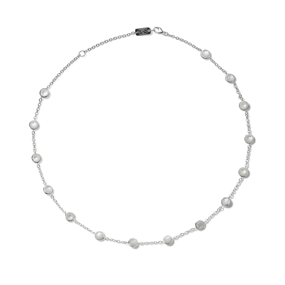 Ippolita Mother of Pearl Lollipop Station Necklace in Sterling Silver