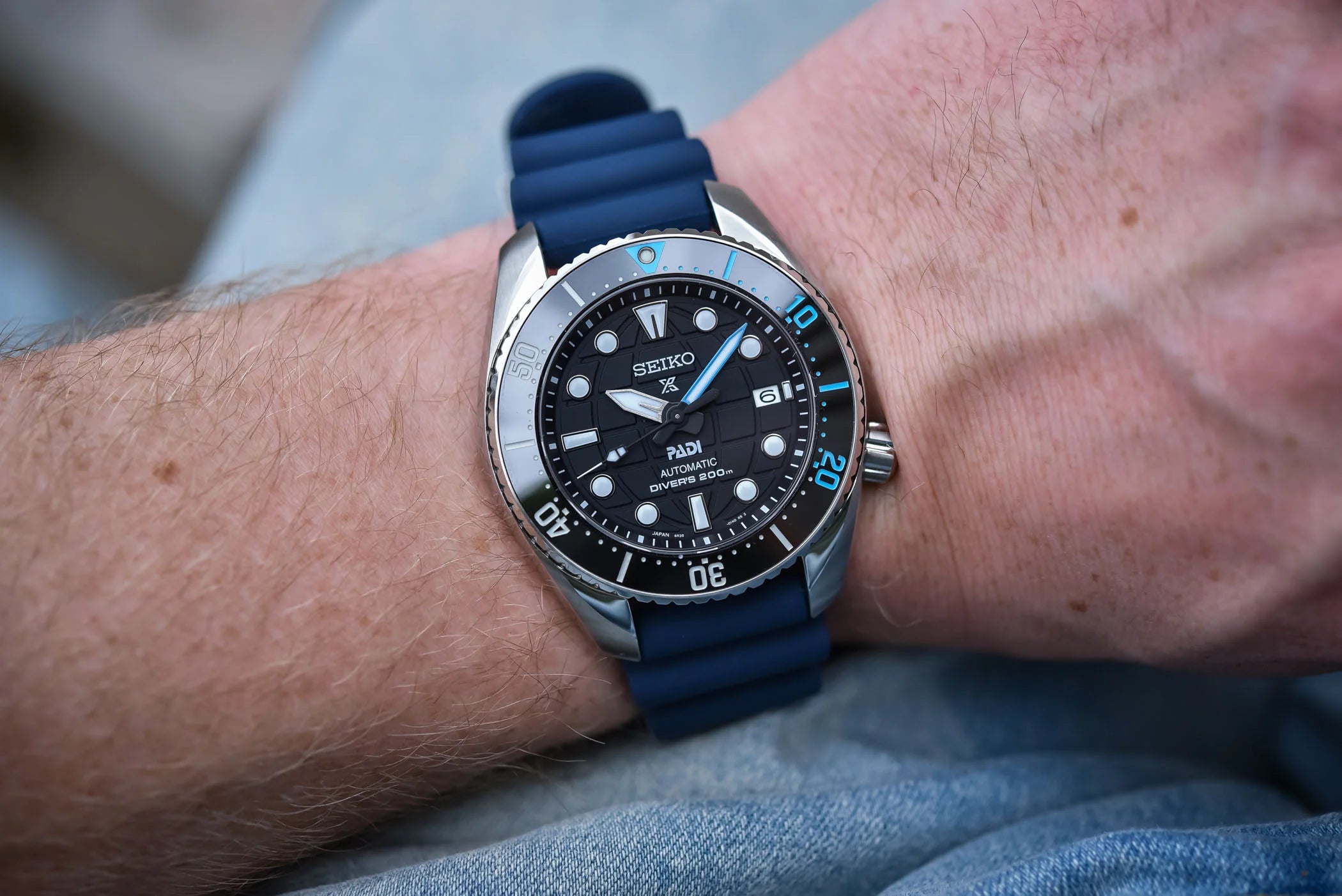 Seiko Luxe Prospex Diver Padi Special Edition Watch SPB325