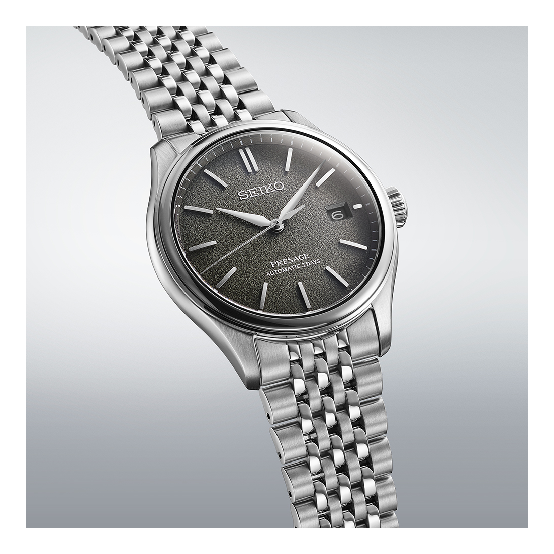 Seiko Presage Luxe Grey Dial Watch SPB465