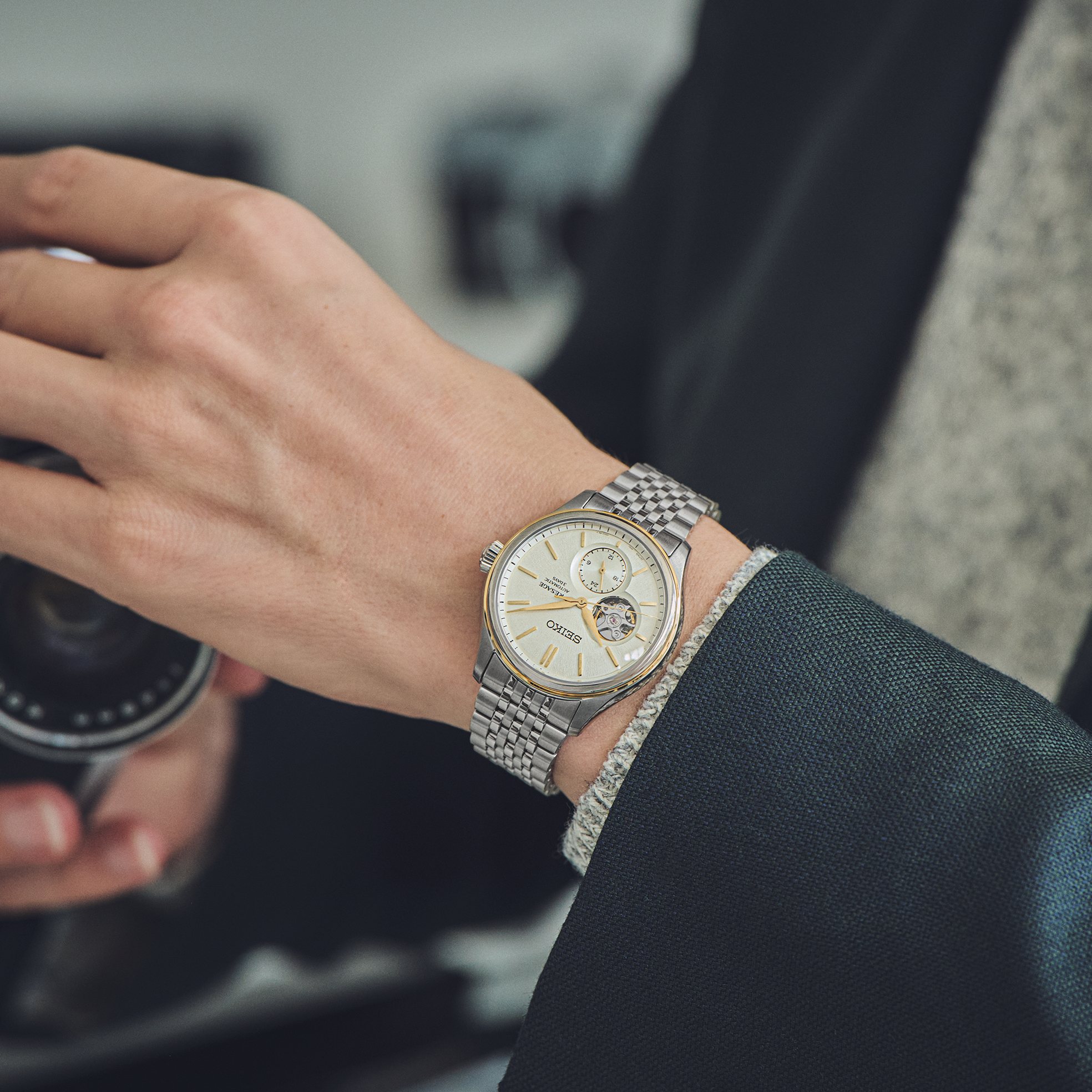 Seiko Presage Classic Beige Dial Watch SPB480