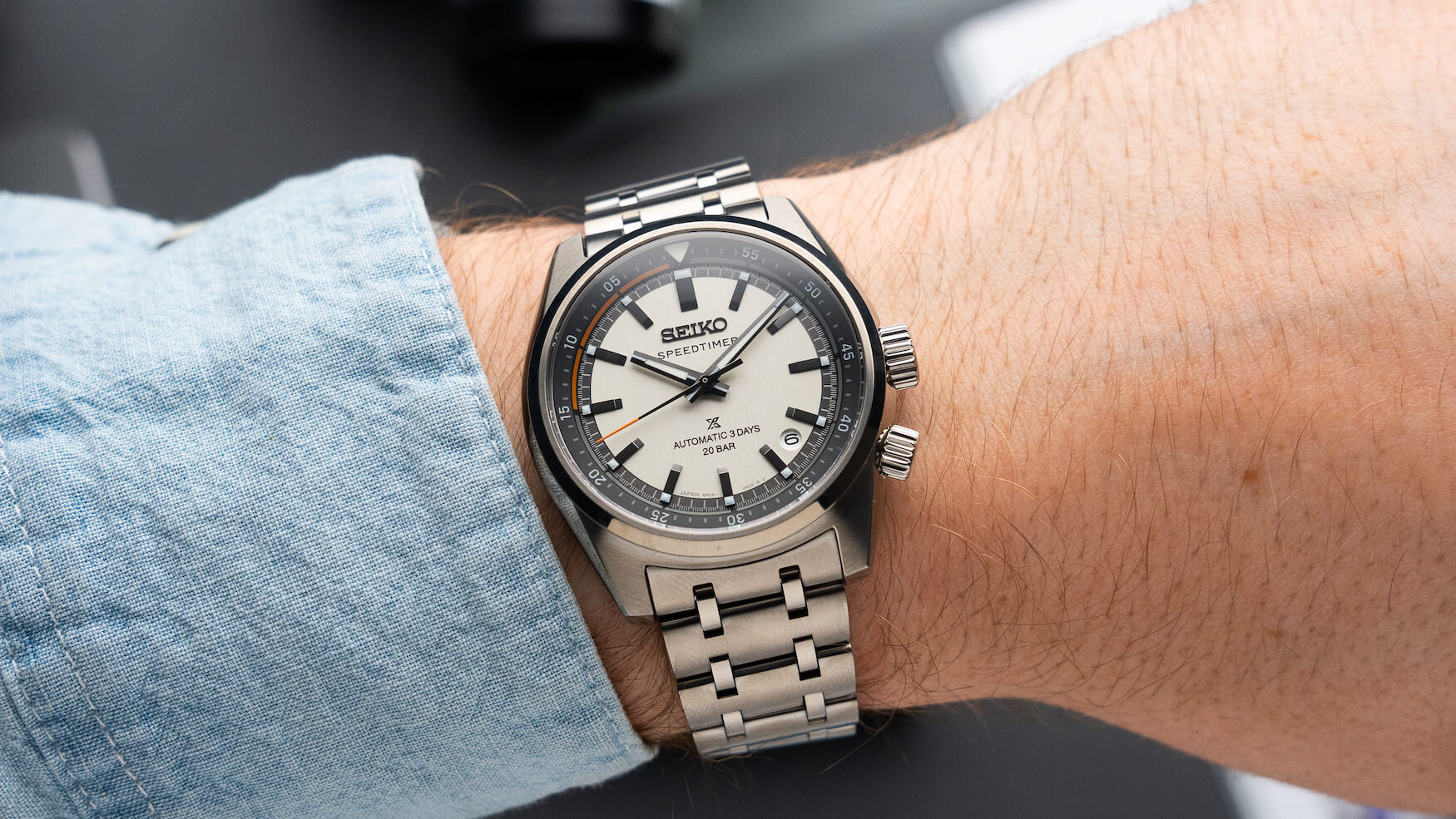 Seiko Luxe Prospex Speedtimer Watch SPB513