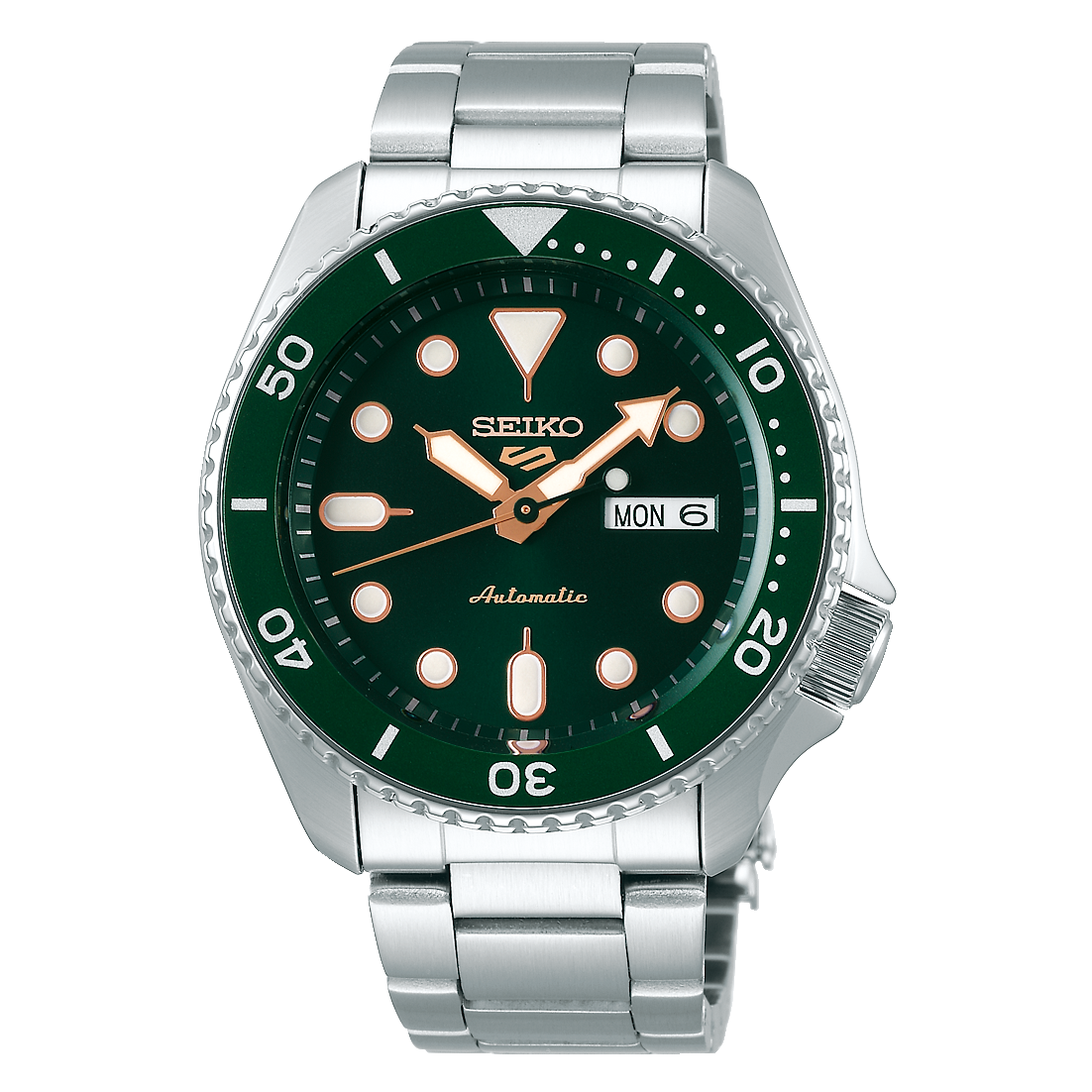 Seiko 5 Sports Green Dial Watch SRPD63