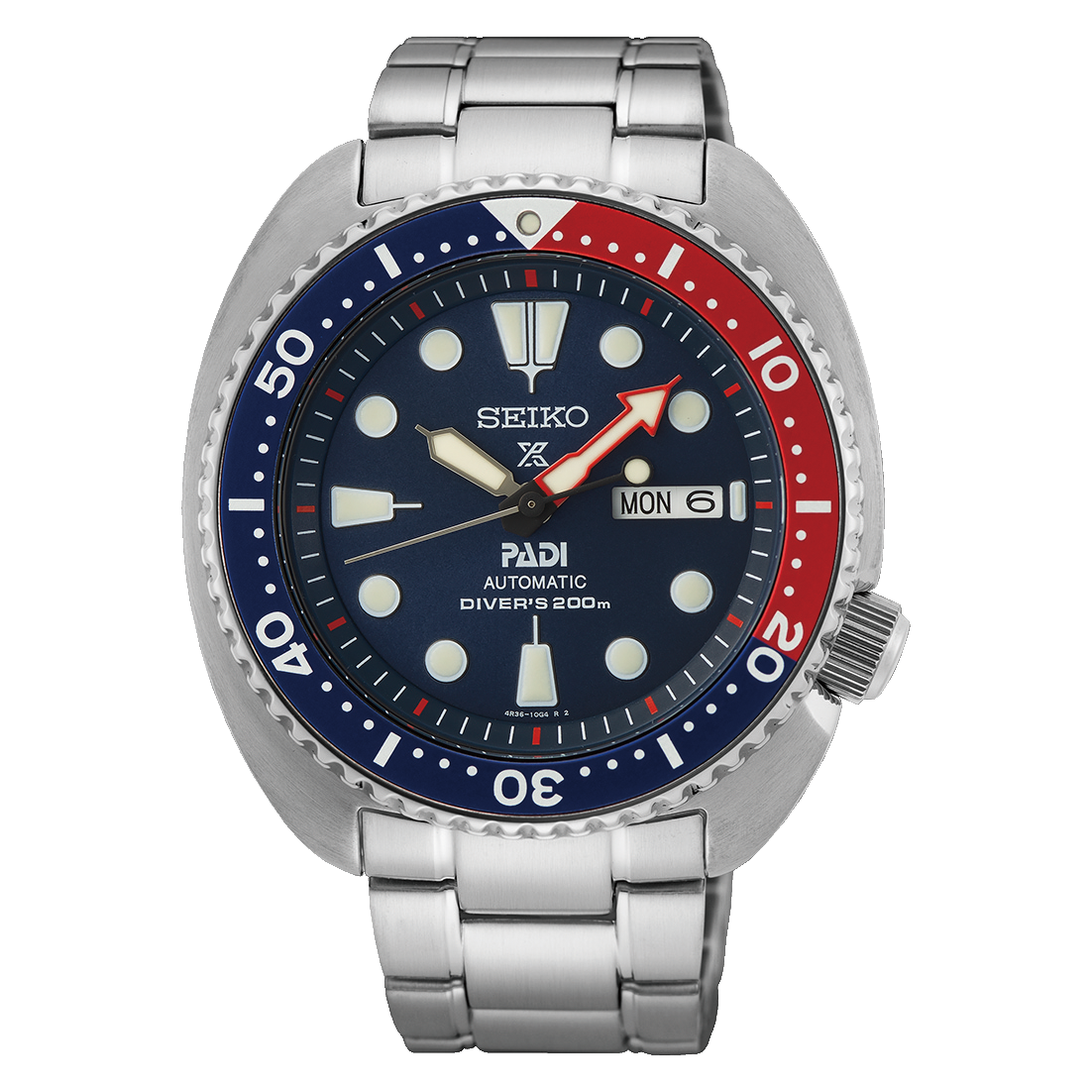 Seiko Padi Special Edition Prospex Blue & Red Watch SRPE99