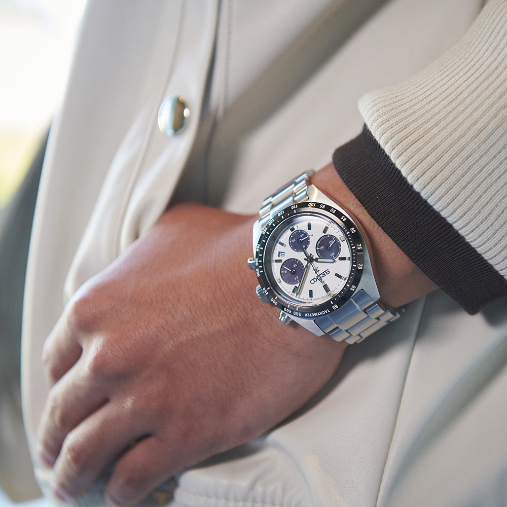 Seiko Prospex Chrono White Dial Watch SSC813