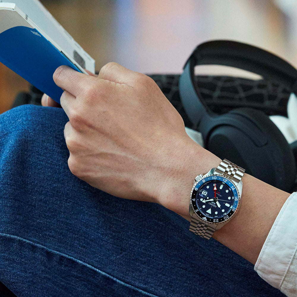 Seiko 5 Sport GMT Blue Dial Watch SSK003