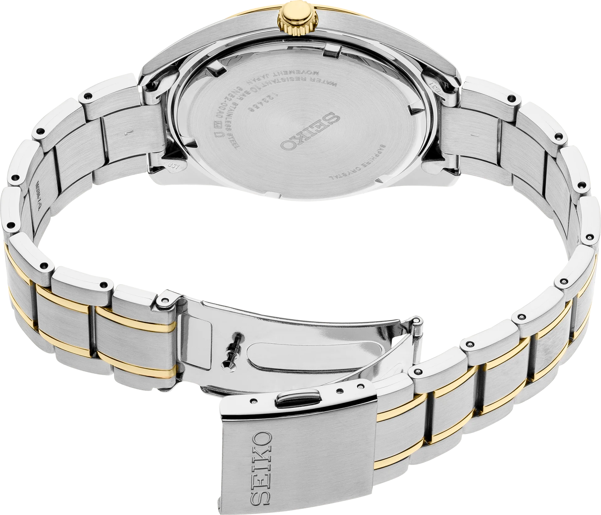 Seiko Essentials Two-Tone Watch SUR312